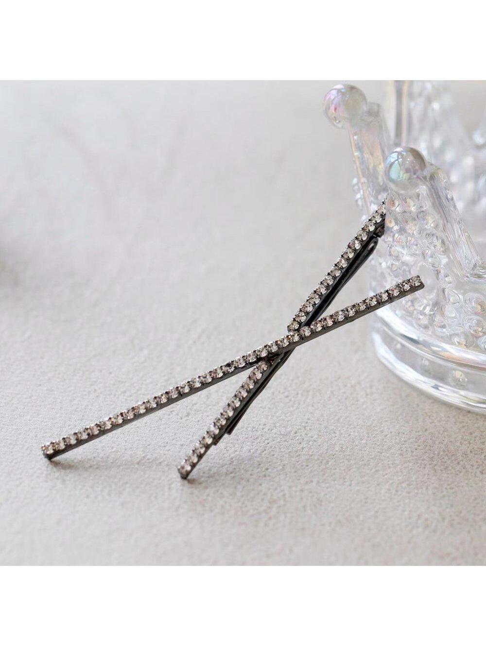 LELET NY X Crystal Bobbi Gunmetal